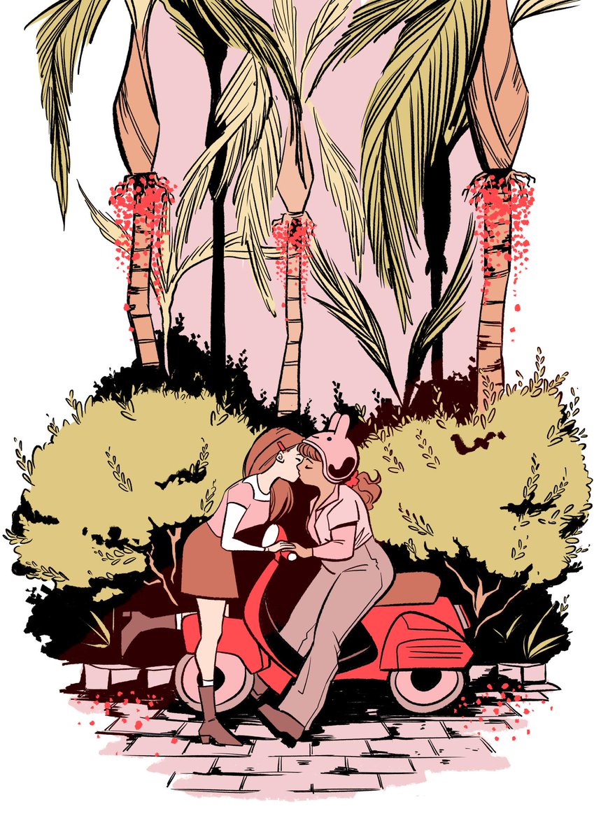 Cheriiart's tweet photo. Good morning! I'm Chelsey and here's some of my drawings of cute gals 👭🌈 https://t.co/fve42zcOC1
