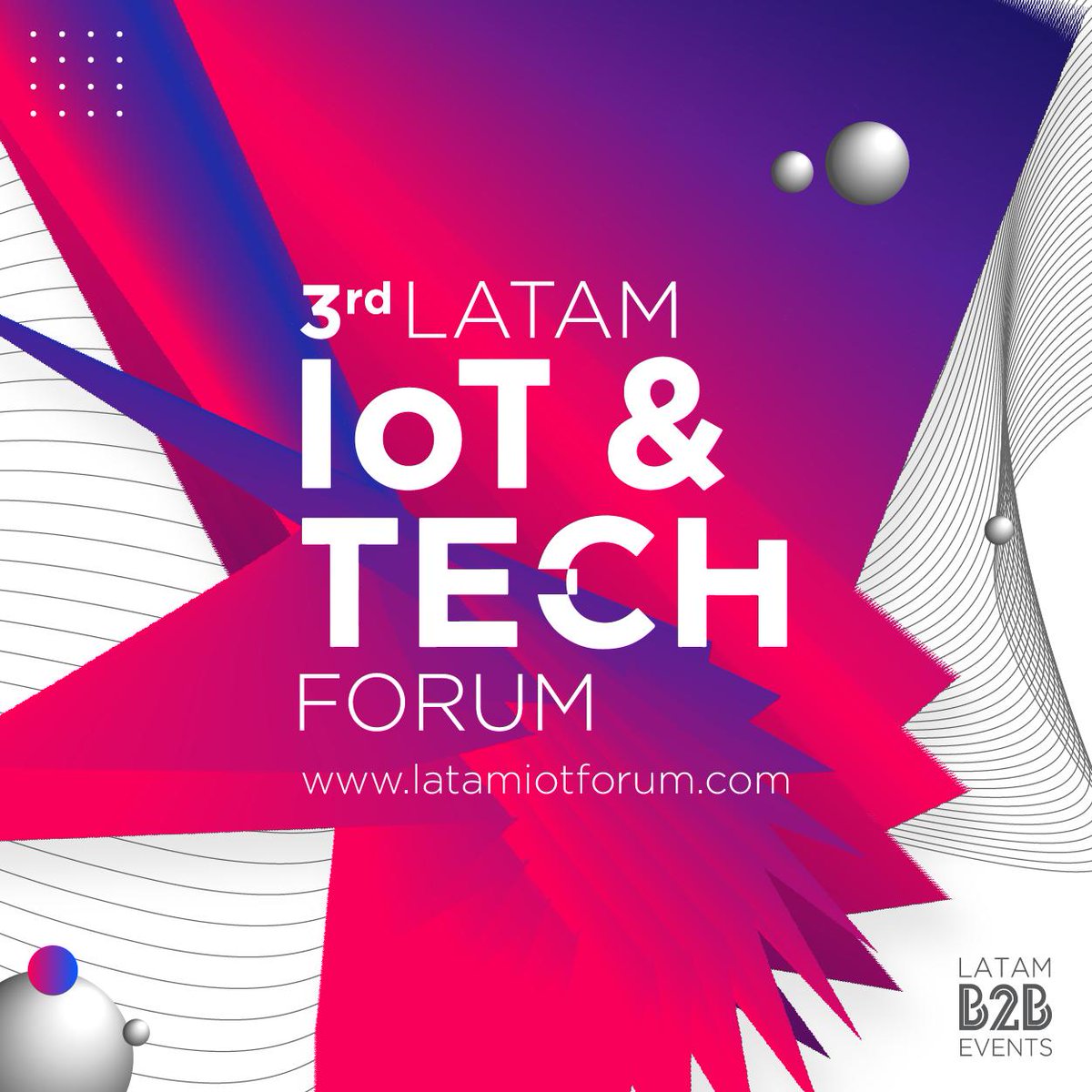 eventsbymcgroup's tweet photo. Como sabemos que quedaste con mucha #energía desde nuestro evento anterior, te presentamos  el ¡ 3rd LatAm IOT &amp; Tech Forum ! para que tengas la oportunidad de conocer la transformación digital en LatAm.😎 #LatAmIotforum #artificialintelligence #inteligenciaartificial #iot #tech https://t.co/aqpC1e5Gvs