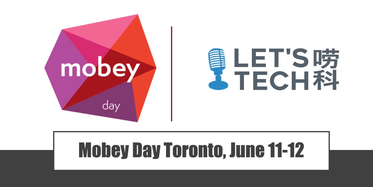 letstechpodcast's tweet photo. We're excited to discuss with industry experts @MobeyForum at Mobey Day on topics including #openbanking #AI #FinTech #Chatbot ! See you all on June 11-12 in Toronto! https://t.co/Z8UroHh8f6