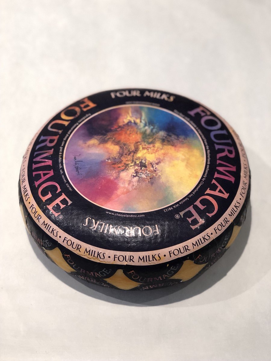 el_pollo_normal's tweet photo. In honor of #NationalCheeseDay and #deadandco at the bowl here is the trippiest cheese #fourmage. Cow, sheep, goat, Buffalo https://t.co/smhxwkMMWV