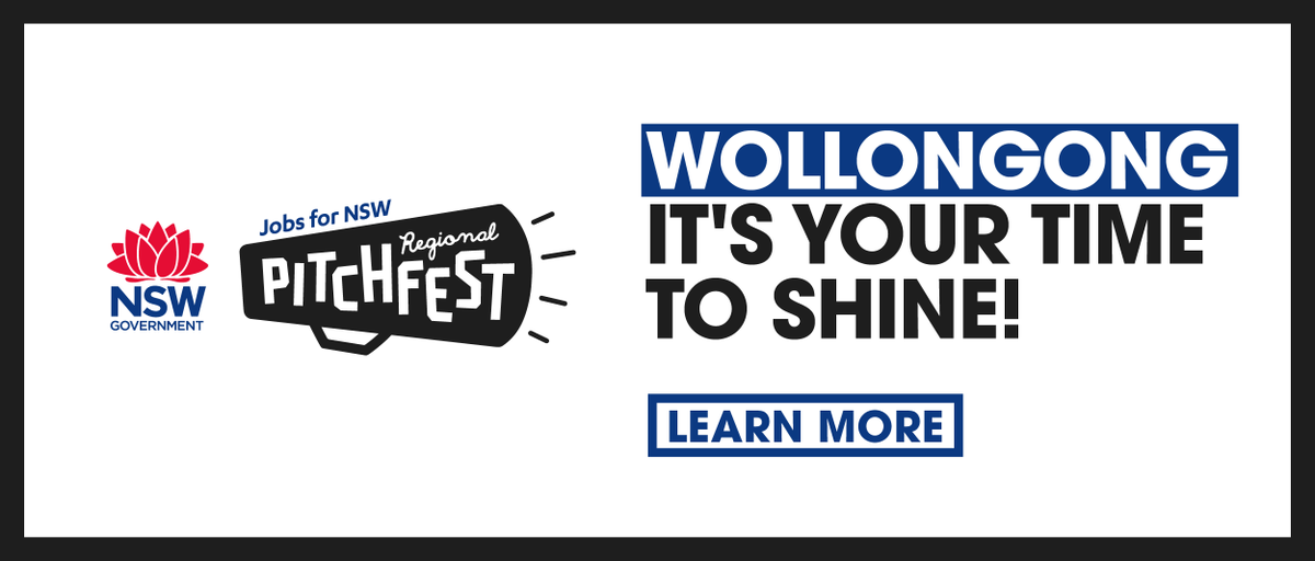 pitchregional's tweet photo. With only FOUR days left to apply for @JobsforNSW Regional Pitchfest, get along to @iAccelerateClub for their info session today from 12-1pm.

Apply here - https://t.co/ObXht9wdkT

#regionalpitchfest #pitchingcomp #wollongong #iaccelerate https://t.co/OYIu0VrEs3