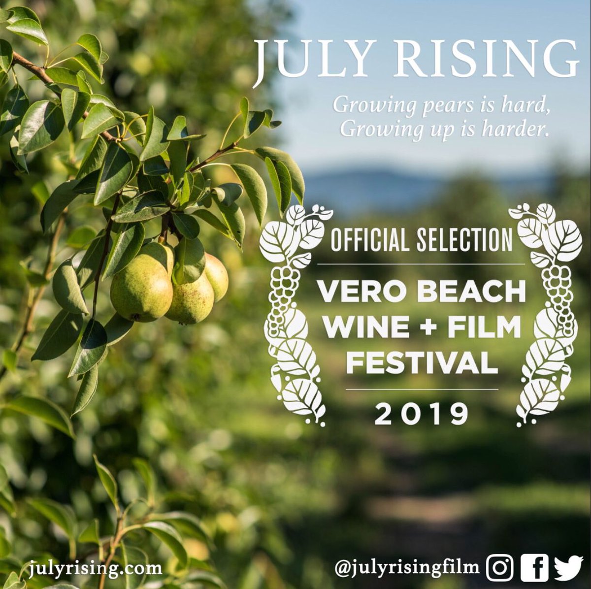 julyrisingfilm's tweet photo. We’re excited to have our Southeast Premiere at Vero Beach Wine+Film Festival, https://t.co/gIHIVAZyAU, this weekend! Screenings Thursday and Sunday. #julyrisingfilm #indiefilm #filmfestival #vbwff https://t.co/uQBAY19TOr