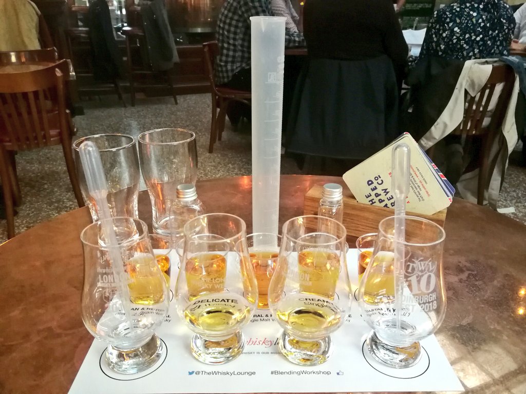 Lucy_SMTurner's tweet photo. #BlendingWorkshop @TheWhiskyLounge https://t.co/zaRTWI1lMb