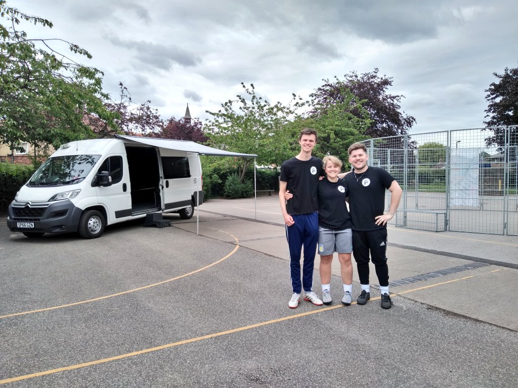Great to be out with the youth van &amp; football cage at Archbishop of York's Junior School in Bishopthorpe today. So much fun!
