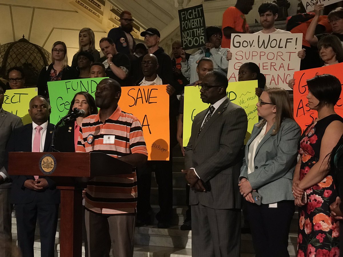 PAStandsUp's tweet photo. #GeneralAssitance saves lives. Our leaders should not trade the health and well-being of PA’s most vulnerable people.
#PAPolitics https://t.co/SVCTyQjDSF