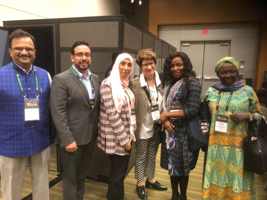 ReproRightsUN's tweet photo. So thrilled to be co-partner for @IAWG_RH panel #NotOptional exploring how neccesary #humanrightsbased #SRH is in humanitarian settings! Thrilled that the work of @ReproRightsUN partner from #LEDAP #Nigeria featured in @WomenDeliver organized with @ngowgwps @UNFPA @FP2020Global https://t.co/CndfNVIw4L