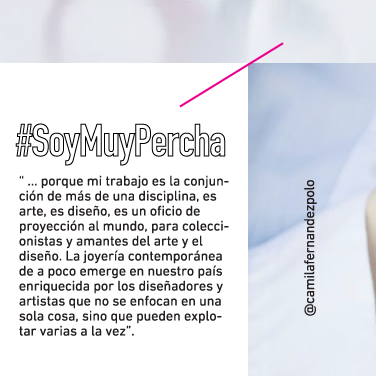 PerchaMag's tweet photo. Diseñadora de Indumentaria egresada de la UBA y participa con sus creaciones desde 2014 de varias exposiciones tanto nacionales como internacionales. Hoy es un lujo mostrarles su arte: Camila Fernandez Polo @camilafpolo /// FOLLOW THE ART ON >>> https://t.co/020gfyzvHP https://t.co/rm7msYtMlR