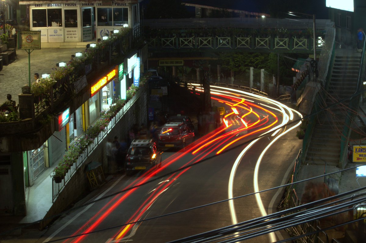 #lighttrail
MG Road Gangtok