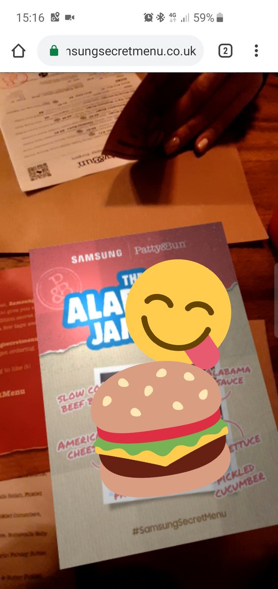 gsprmtxs's tweet photo. Thanks @SamsungUK & @pattyandbunjoe that was a great lunch! #samsungsecretmenu https://t.co/pZI2JFuh3B