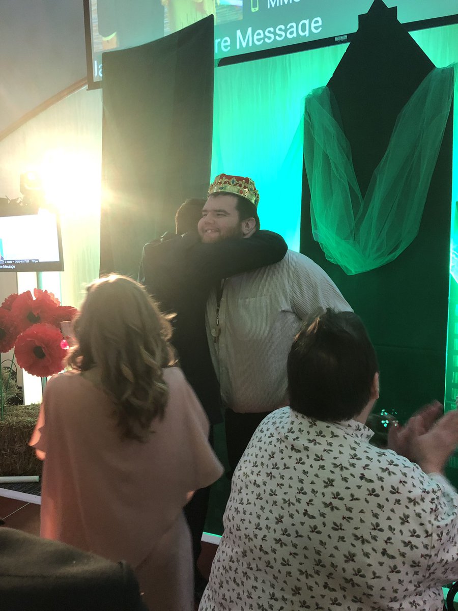CCRIHaley's tweet photo. Here is your #CCRIProm king! This was a big day for Dan. He finally moved into his OWN apartment after years of thinking it wouldn’t be a possibility for him. To top it all off, he was able to be crowned in front of his peers. Thank you @CCRIMoorhead 🎉 https://t.co/SFvgmjqpCi