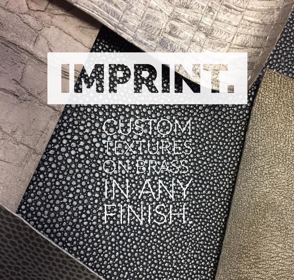 BrassartLtd's tweet photo. An example of 'Imprint' for a customer.. https://t.co/FmjdlE4reY

#bespoke #architecturalhardware #cupboardknobs #furniturehardware #imprint #textures #solidbrass #luxury #madeinbritain #luxurylife #cdw2019 #HBRshow19 #IHS19 #LDF19 @IndHotelShow @LuxuryHomeShow @ideal_home_show https://t.co/sLI3Djlbwe