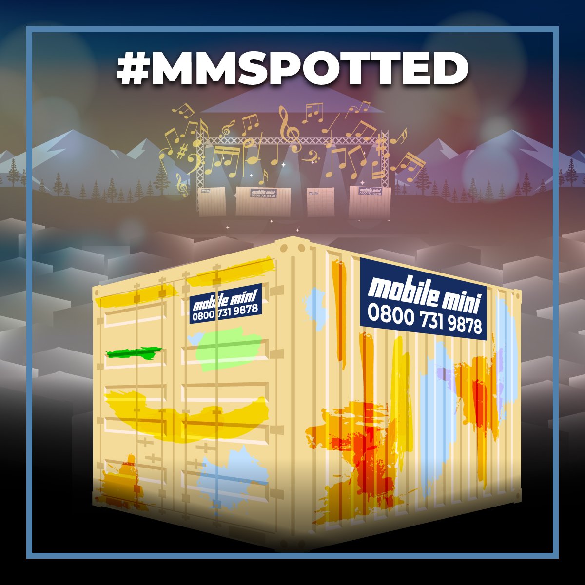 Heading to a #festival this summer? With our #SecureStorage and #PortableAccommodation solutions, #MobileMini is the perfect choice - and you might even get #MMSpotted!