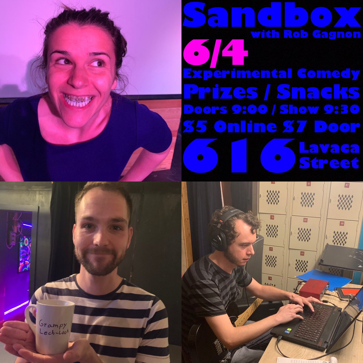 RobGagnons's tweet photo. TONIGHT is coming for you! (its a good thing) EXPERIMENTAL COMEDY | PRIZES | SNACKS | BYOB | 9:30 | @FalloutComedy https://t.co/0qVWgIyQnC