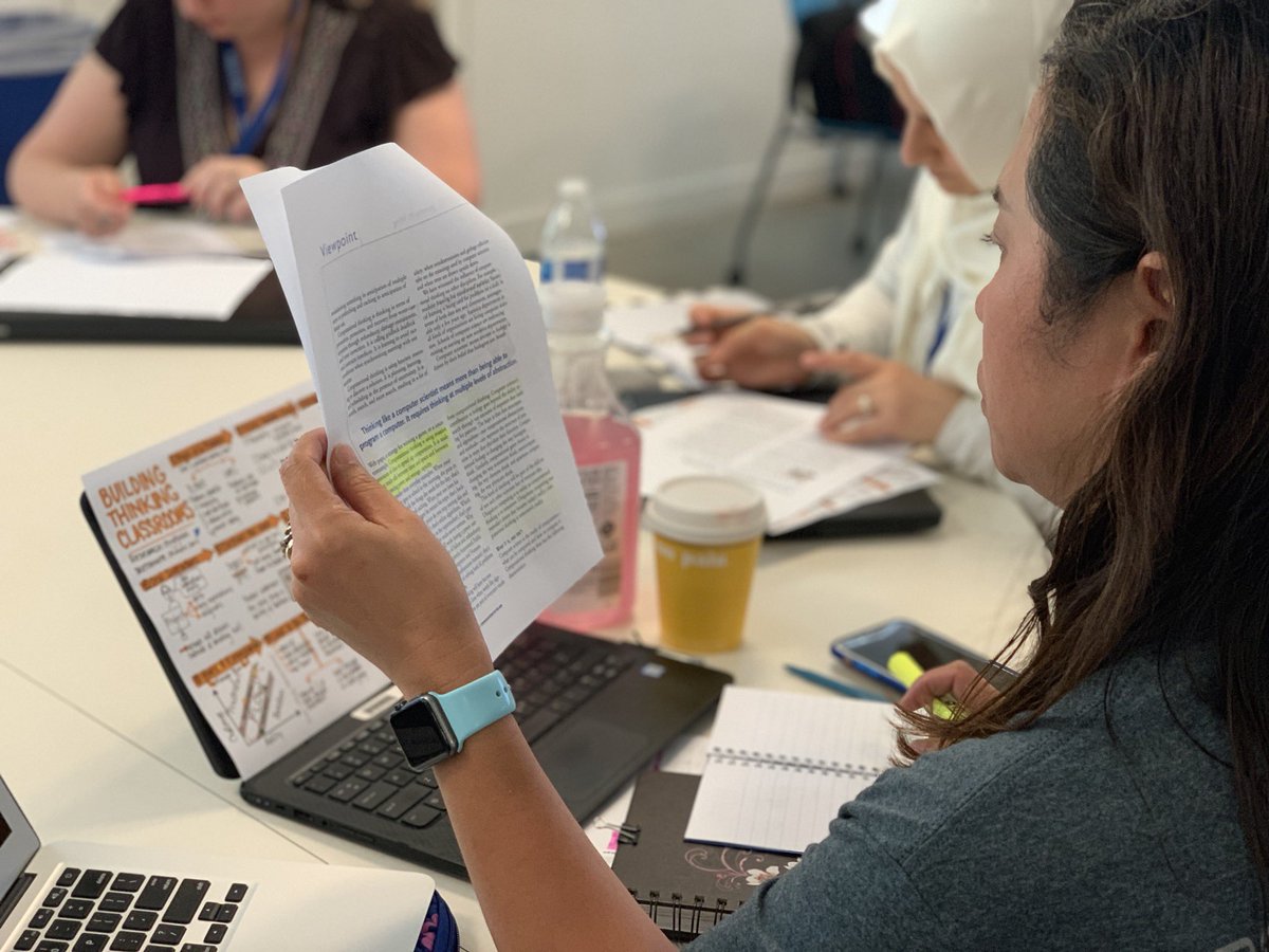 mathematic_AL's tweet photo. Loving the energy this morning for #CSTaR2019 at @RiceU_STEM ... K-12 educators delving into computational thinking across disciplines! @Wipebook #VNPS #CSforAll @newtonsenigma @ChristinaStem https://t.co/0eQhbgwGJs