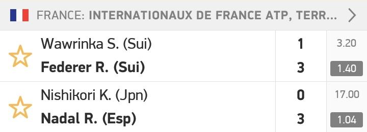 AzayPronos's tweet image. Prono Tennis du 04 /06 validé

#TeamParieur