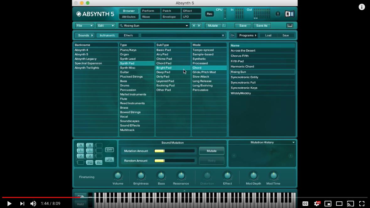 absynth 5 tutorial absynth 5 tutorial