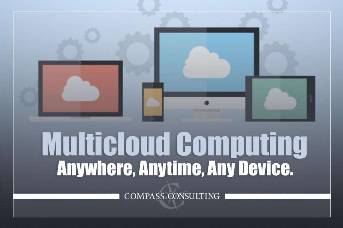 CompassConsult's tweet image. Anywhere, anytime, any device. Multicloud Computing. Contact #CompassConsulting to learn how #MulticloudComputing can benefit your firm #multicloud #technology ow.ly/k7ws50usWLq