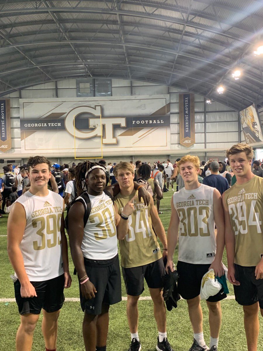 Great camp at Georgia Tech 🏈🐝