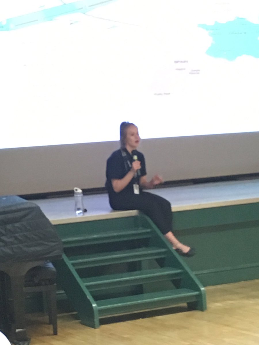 When one of your past Maths and FM students comes to give a talk about her engineering apprenticeship #uberproud