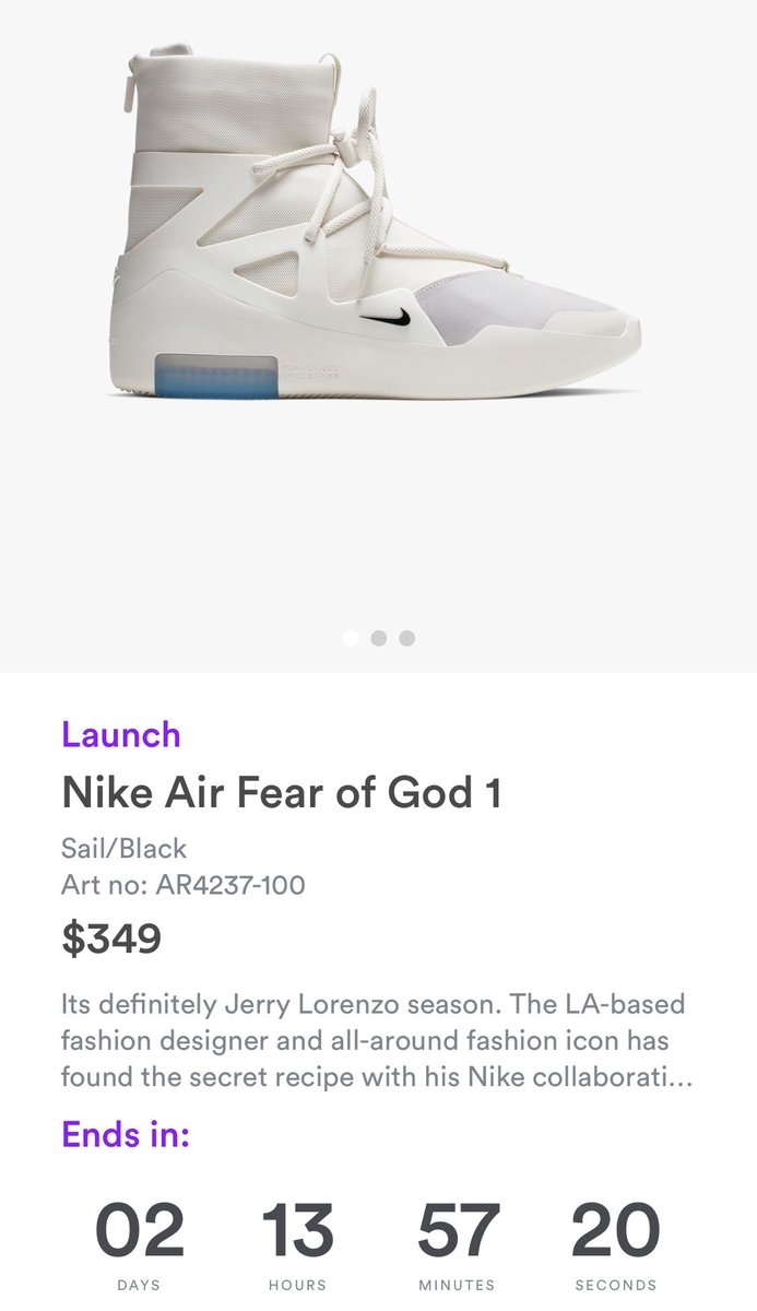 ICYMIThe Nike Air x Fear Of God 