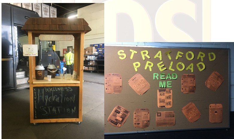 The weather has finally turned around and the sun is out! While the weather is beautiful, we also know the dangers that can come by heat stress and dehydration. In Stratford CT we remind all of our employees the importance of hydration! <a href="/amy_madeira/">Amy Madeira</a> <a href="/NortheastUPSers/">NortheastUPSers</a> #UPS