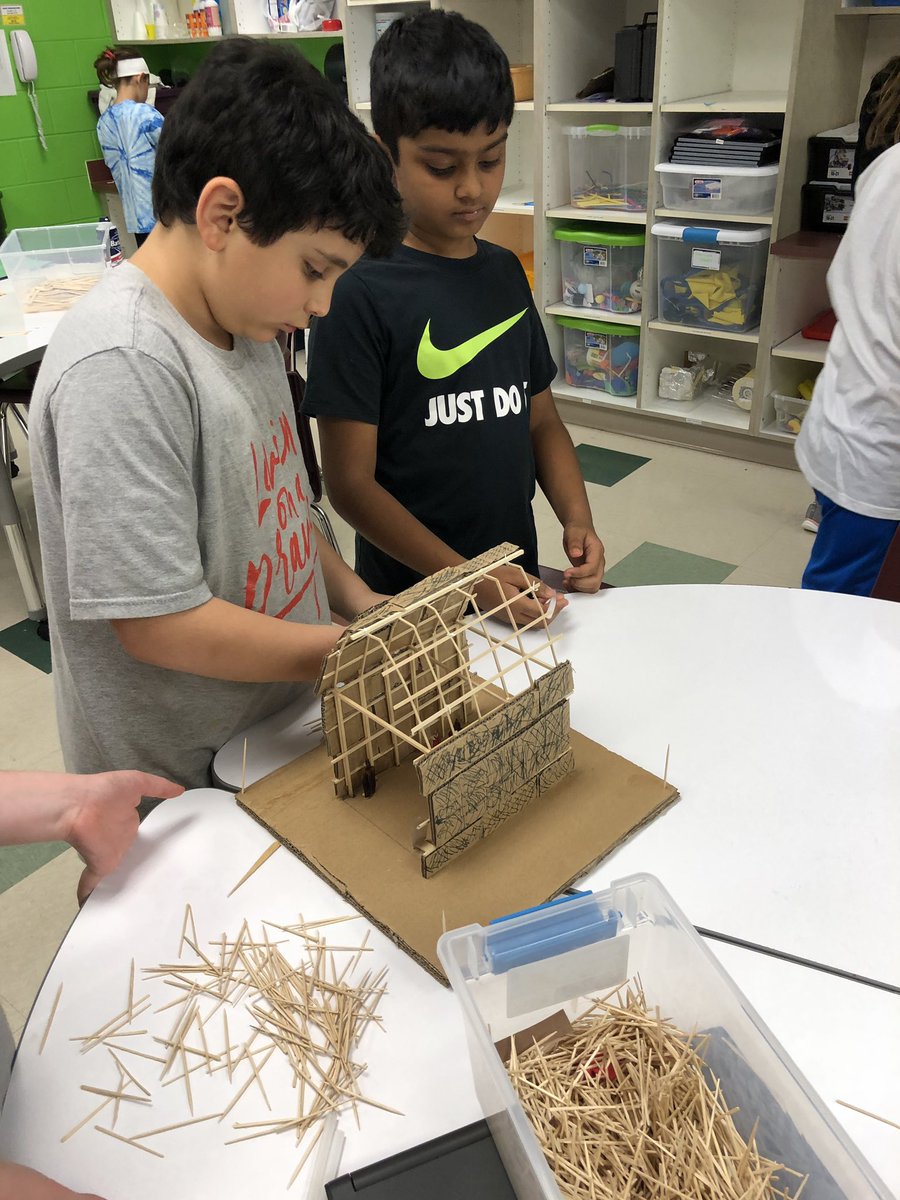 wag_j's tweet photo. Native American projects are starting to come together!!! #iroquois #algonquian #cfemakerspace https://t.co/AQrQiTUZlw