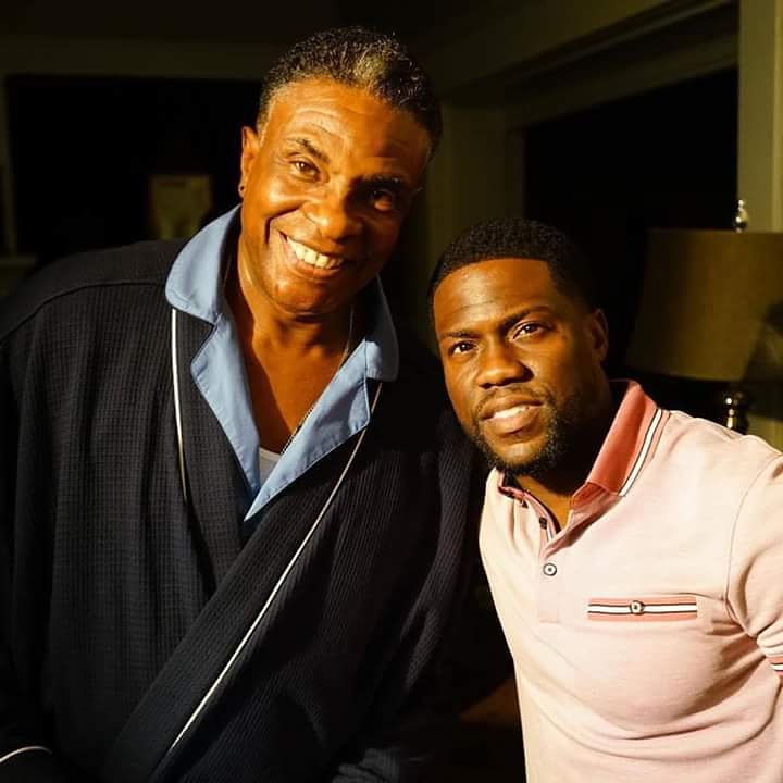 Happy birthday Keith David with Kevin Hart.  