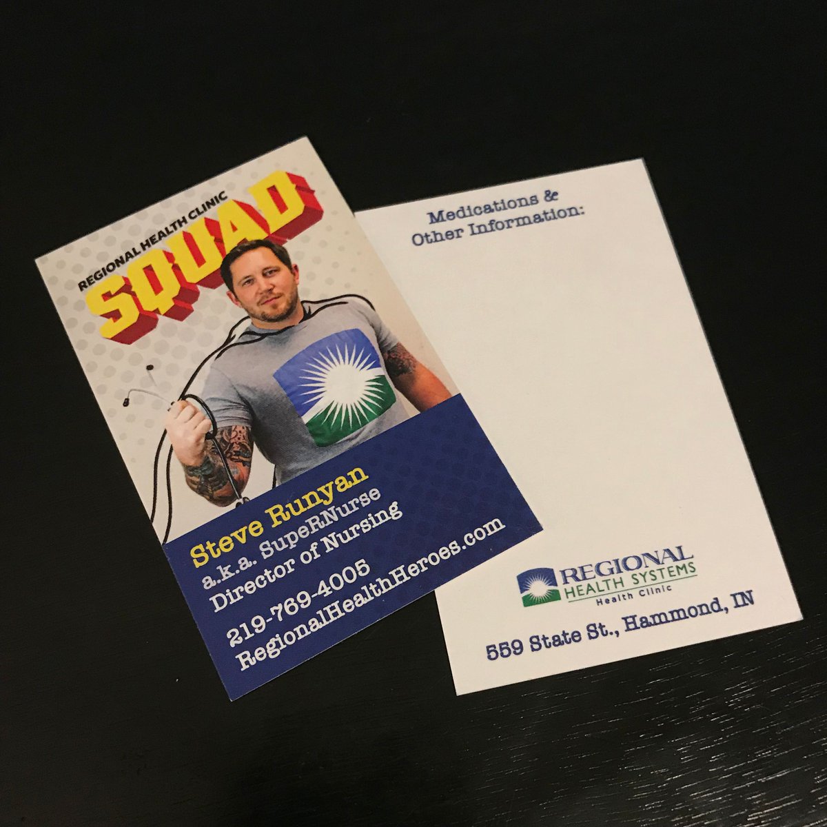 V_asinvictor's tweet photo. For Regional Health Clinic's new campaign we created Superhero Stat cards featuring the staff as comic book characters. We are proud to bring this campaign to life through billboards, bus ads, posters, cards &amp; social media. How can we bring your ideas and strategy to life? https://t.co/yUaoCfCOUt