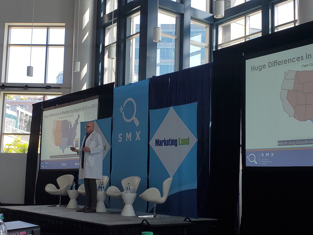 mariacorcoran's tweet photo. Listening to @PronouncedAhndy speak about the external influences, such as politics, weather, or tech, that can impact paid search efforts. #SMX https://t.co/ncmEnYXpAc