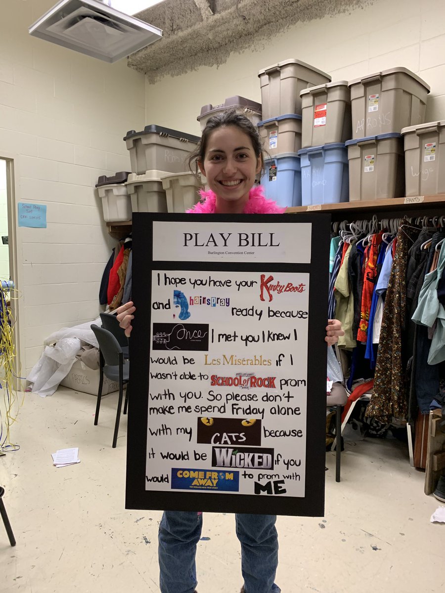 “How to Ruin Your Promposal” had their first run-thru today! Followed by a real and very theatrical Promposal for cast member Sofia! Come see this sweet, funny show <a href="/STAOakville/">STA Oakville</a> on Thu. June 6 at 7pm! Tickets on sale at lunch and online!