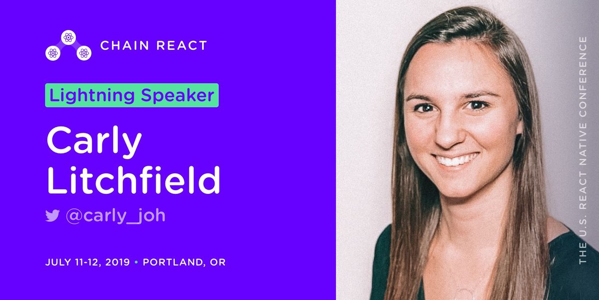 ChainReactConf's tweet photo. Learn how to iterate with more confidence. Principal Software Engineer, @carly_joh, talks all about automating the #ScreenShotTesting process in her talk "Automated Screenshot Testing For #ReactNative Apps."
🎟️https://t.co/kimotuL0D0 https://t.co/A3D5FC8EQS