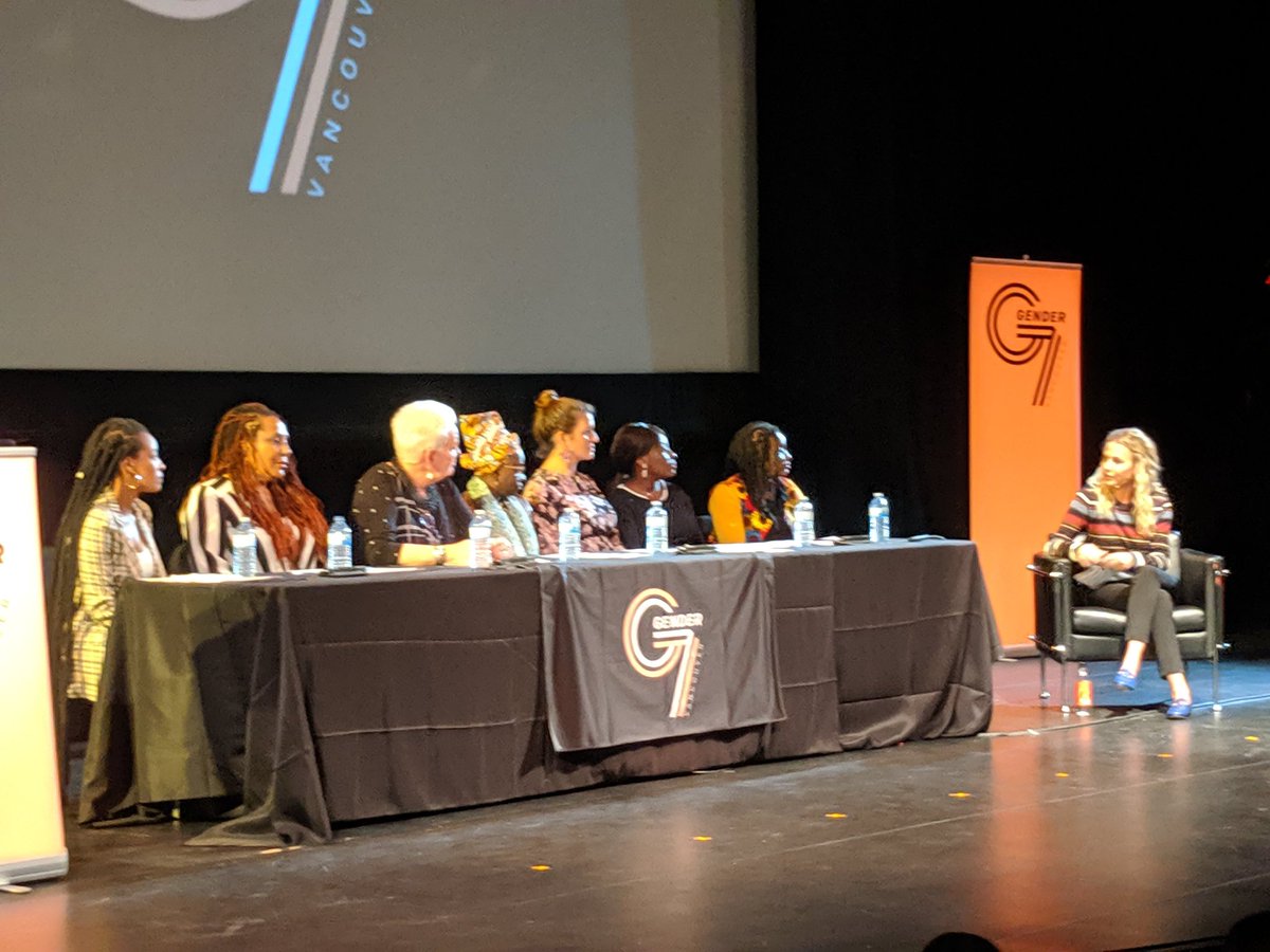 "I would run through a wall for you" 
-now that's sisterhood! These ladies want #ProgressNotPromises @amplifyher  #gender7 #WeDeliver2019