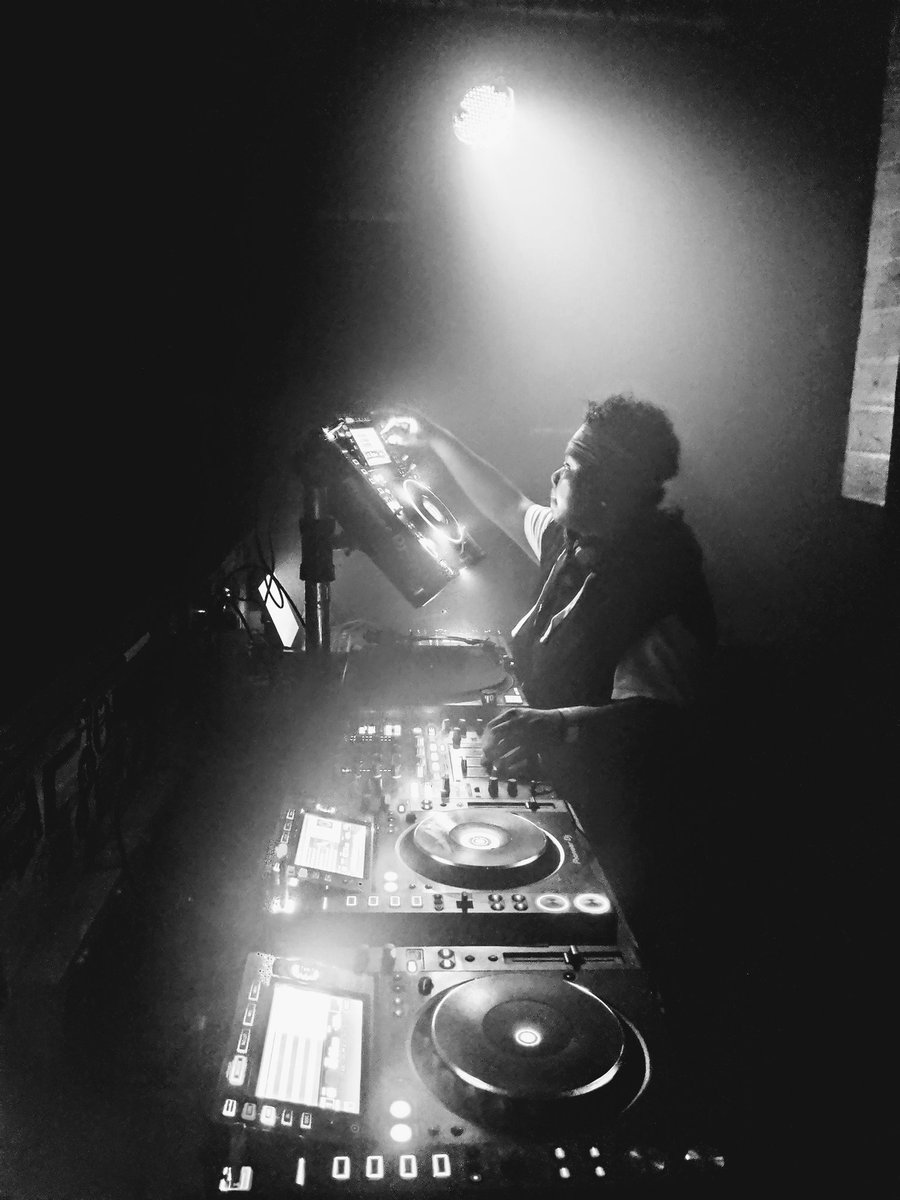 nitetrax's tweet photo. Jana Rush, who released an incredible footwork album last year on @ObjectsLtd, is taking over tonight’s edition of Nitetrax for the full hour with a killer mix. @NTSlive channel 1 from 8pm. This pic taken during her set at Ø last month. https://t.co/8LfzI6kmN5