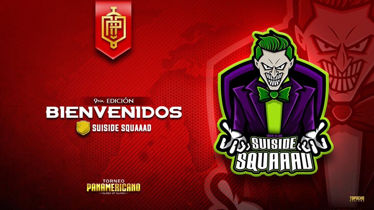 TORNEO PANAMERICANO DE CLASH OF CLANS TIENE EL HONOR DE PRESENTAR 

EN ALIANZA CON CLANES COMO ADROMEDA AZUL, XPLOD Y TICO LEGION

PARTICIPANTES DE <a href="/SLA_COC/">Super Liga Americana</a> <a href="/LICCOC/">LIC</a> 

EN SU TERCERA PARTICIPACIÓN EN PANAMERICANO 📌📌📌

A <a href="/suiside_squaaad/">Suiside Squaaad</a> BIENVENIDO A TORNEO PANAMERICANO 👊👊👊
