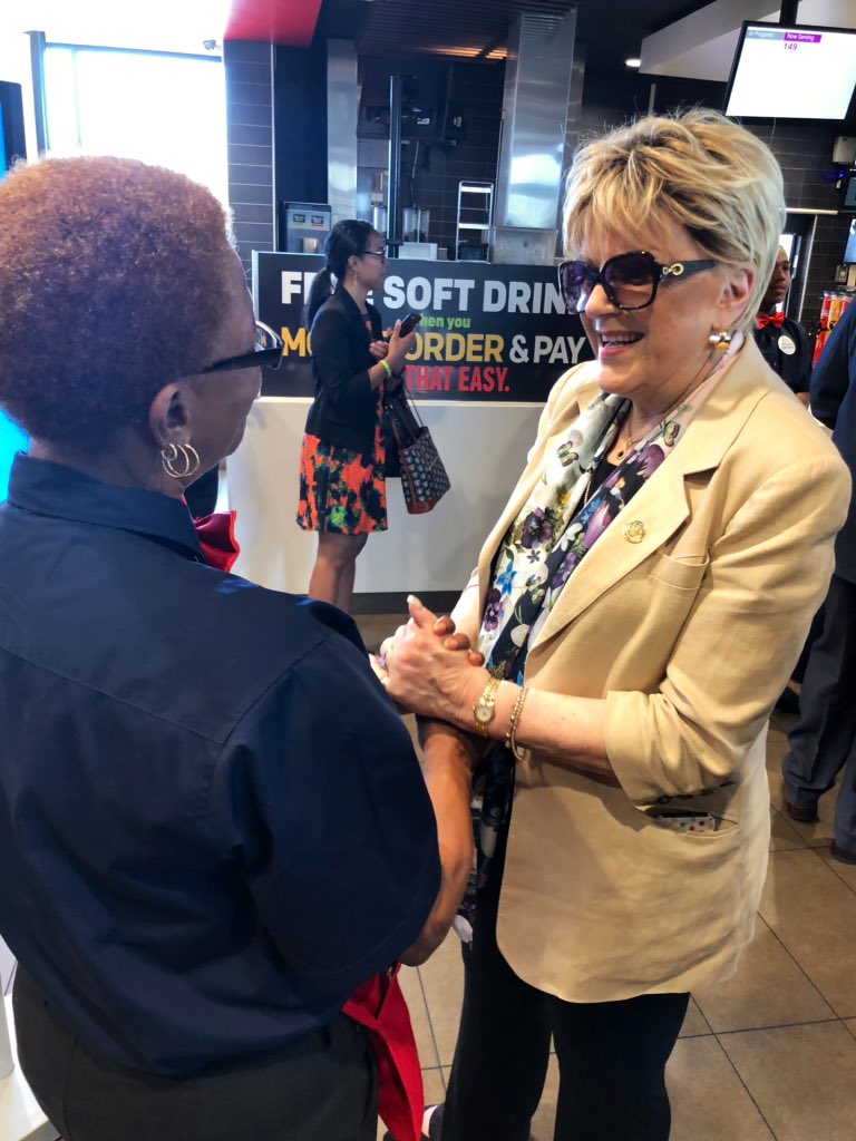 mayoroflasvegas's tweet photo. .@McDonalds has committed to hiring 1,400 new workers this summer. After 90 days, they are eligible to receive $2,500 in tuition assistance. Having a passion for education, this means so much to me and our community but please bring back the junior Big Mac. https://t.co/WFvp40qIjB
