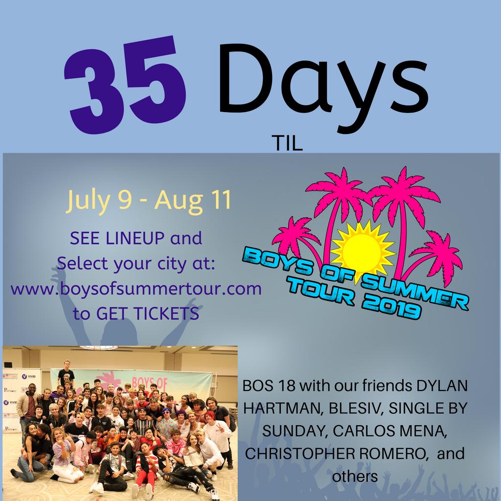 BoysOfSummer's tweet photo. We LOVE all the people from #BOS18 .. and #BOS17... and 16 and 15 and 14 TOO!!! SUCH A GREAT TIME last year.. and NOW we are ready to DO IT AGAIN for the 6th year in 36 DAYS it starts is SEATTLE!! Tickets and info at https://t.co/M7VsT2GpHy https://t.co/3U07EEOuW8