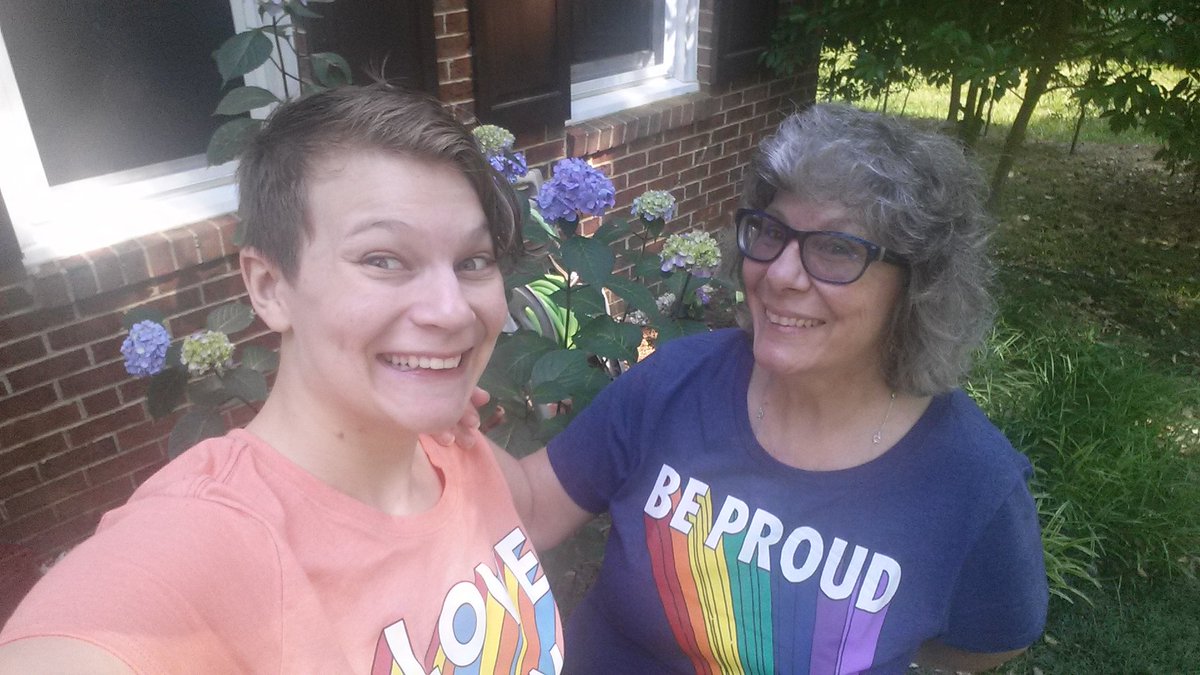 MaryGreene3's tweet photo. Me showing pride for my darling daughter! #PrideAtKohls #LifeAtKohls #StandOutSweepstakes https://t.co/cTOEFFfqwe