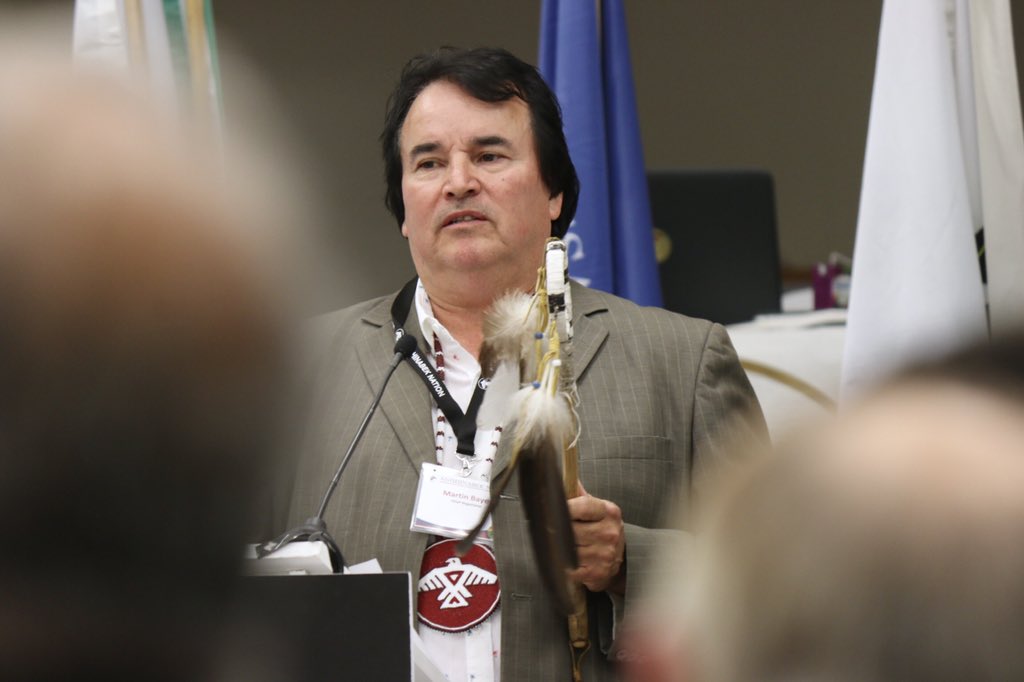 AnishNation's tweet photo. The Restoration of Jurisdiction Department at the Anishinabek Nation provided an update on the Anishinabek Nation Governance Agreement and the Fiscal Agreement on Day 1 of the #ANGCA2019 https://t.co/uGKlR41V8v