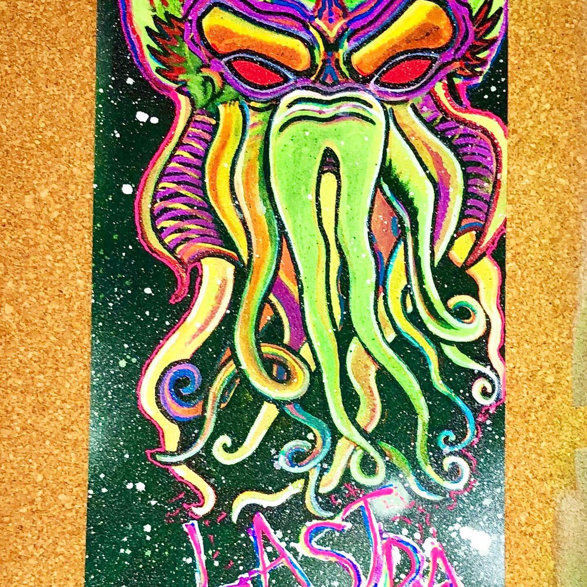 3rdeyeartS's tweet image. @Carloslastra24 hasss one of the raddest grips by far! #customgrip @BrailleSkate