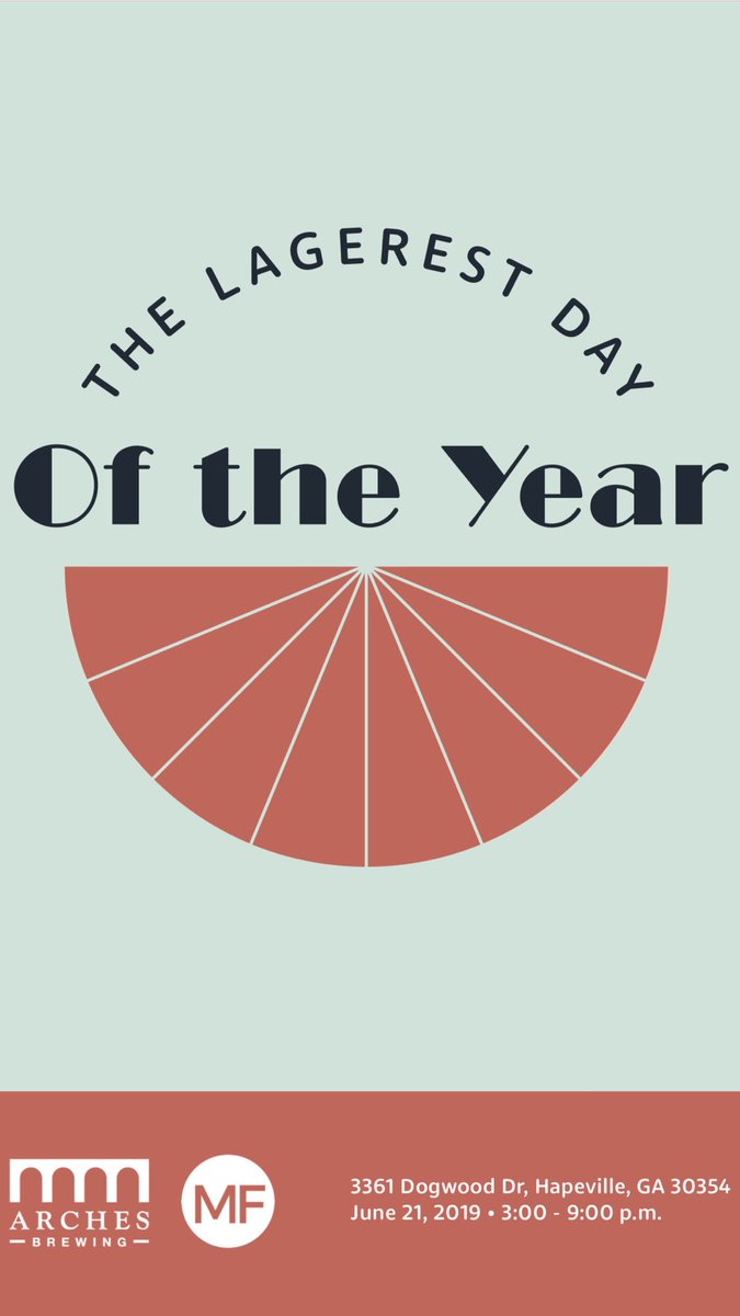 Who’s ready for The LAGERest day of the year? Our annual Summer Solstice event that welcomes in summer with a full line up of lagers and amazing food!