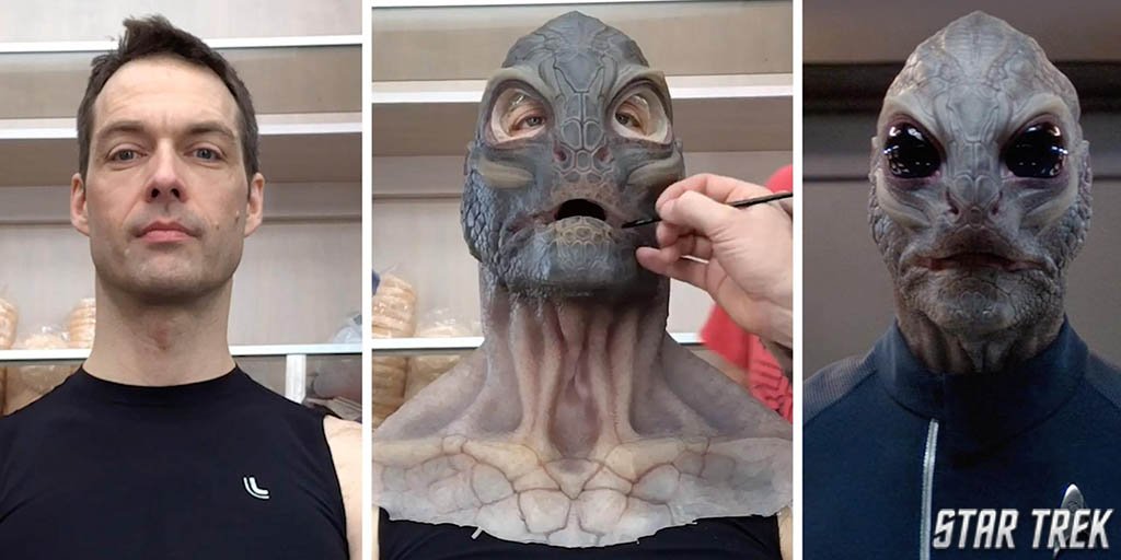 StarTrek's tweet photo. #TrekForm into a Saurian https://t.co/cNeyfYoVEV 
#StarTrek #TransformationTuesday #TrekFormation #StarTrekFYC https://t.co/O9hBd2Jmd3