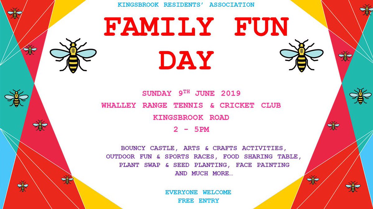 KingsbrookRA's tweet image. Face painting, bouncy castle, coconut shy, games and competitions, cream tea and a food sharing table...all available at our free funday this Sunday. Come and join us and bring along your favourite food to share. 2-5pm