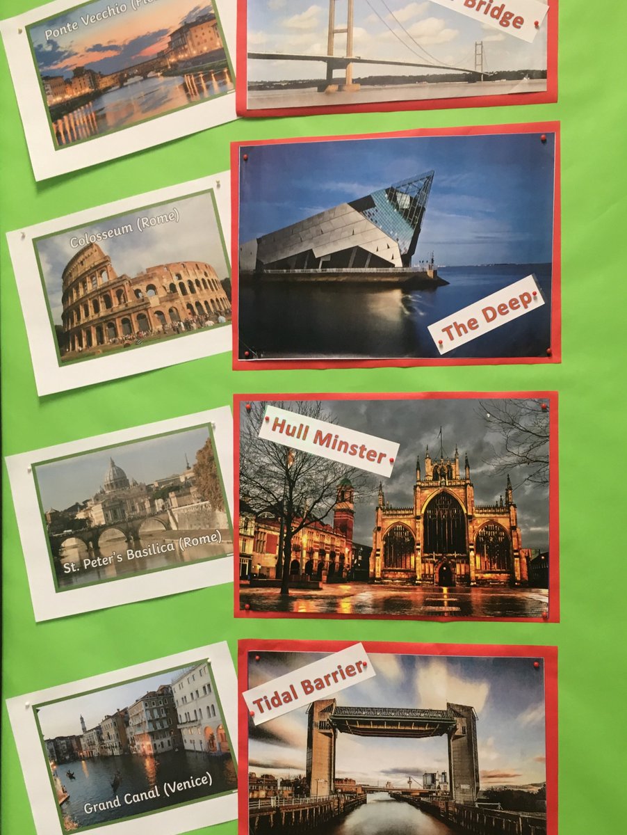 Y3Carlton's tweet photo. Today, we have been comparing famous Italian landmarks with Hull's amazing places @Acreheads7ST 🇮🇹🇬🇧 Tomorrow is pizza day! 😃 https://t.co/ikEEYdh8Rp