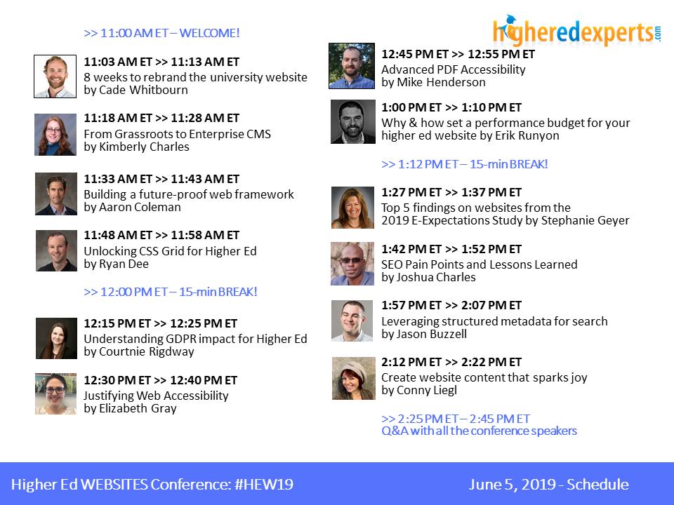 karinejoly's tweet photo. Who is excited by #HigherEd WEBSITES Day? 💻   

It only happens once a year and it's THIS WEDNESDAY with the #HEW19 Conference kicking off at 11AM ET!  😎😍    
https://t.co/an0TA8399z

🙋🏿‍♀️🙋🏻‍♂️🙋🏽‍♂️🙋🏼‍♀️ and reply/RT if you are as excited as I am!  

#hesm #pseweb #sachat #emchat #pseweb https://t.co/lamZFdgBTD