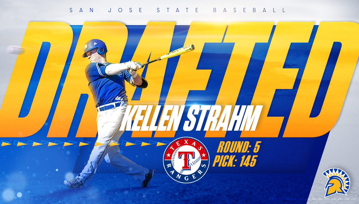 Hey <a href="/Rangers/">Texas Rangers</a>, you're getting one heck of a player! Congratulations to <a href="/KellenStrahm/">Kellen Strahm</a>!! 

#SpartanUp
