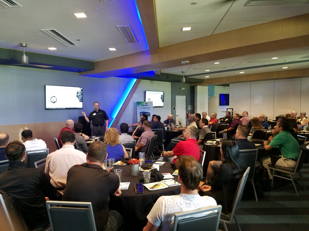 ID_Agent's tweet image. An abundance of insightful questions at @KaseyaCorp’s #ConnectITLocal in Charlotte, NC today - thanks to everyone who joined us! #security