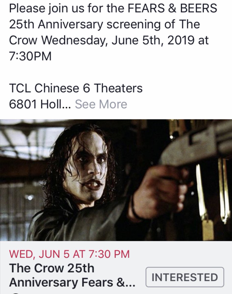 RealBaiLing's tweet photo. excitedUseenmovie “The Crow “?seepic4infor joinme tomorrowJune5th7:30pm #tclchinesetheatre 6 #screening #celebration #brandonlee meother #castmembers willdoQ&A 8thJune Ibe #wizardworldcomiccon https://t.co/nO2puPYujC https://t.co/ofFbMv0q7A #bailing #白灵 #好莱坞 @DailyMailUK https://t.co/wSWJolBXmI