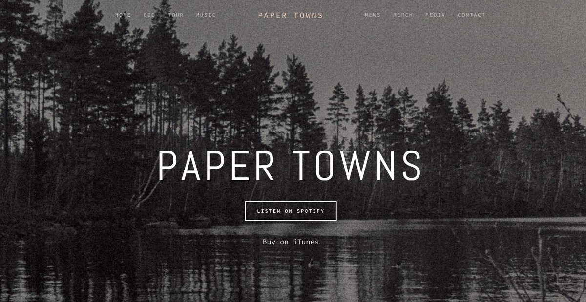 News Flash! We just joined the future. Our website is up and running. Go check papertownsmusic.com for all things Paper Towns #papertowns #papertownsmusic