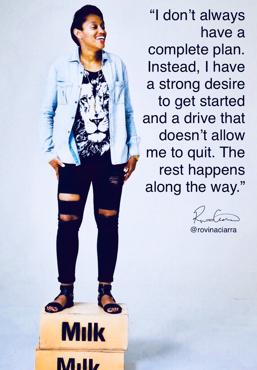 Don’t worry about having it all figured out. Just start!— Personally, I don’t always have a complete plan. Instead, I have a strong desire to get started and a drive that doesn’t allow me to quit. The rest happens along the way.