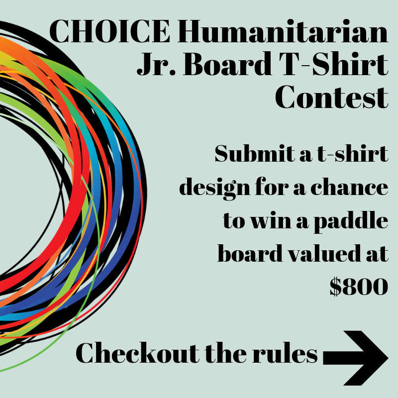 CHOICEorg's tweet photo. Ready to join the fight to end poverty? Think an $800 paddle board could add to your summer adventures? Submit a design to the CHOICE Jr. Board T-Shirt Contest #endpoverty #summeradventures #contest #tshirtcontest #choiceorg #choicehumanitarian https://t.co/OKLDq04OR1